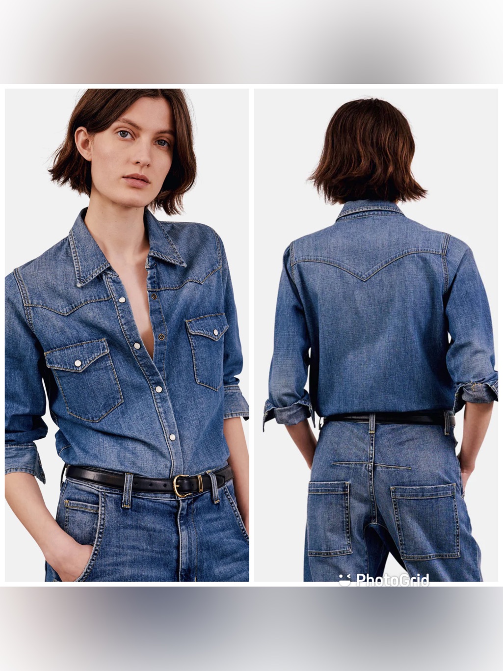 Nili Lotan Travis Shirt In Classic Wash New With Tags!